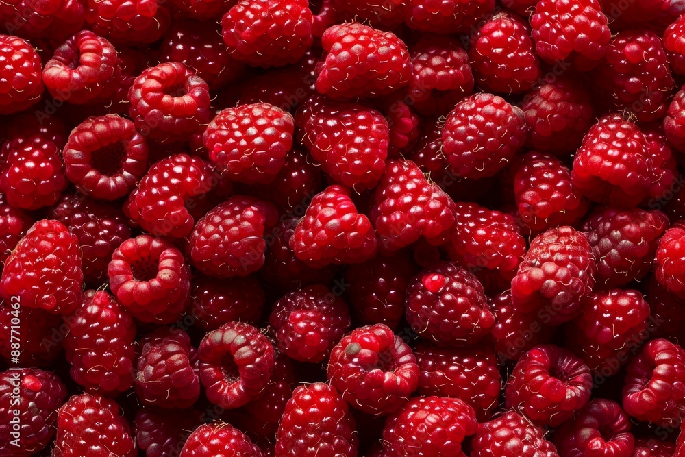 Beautiful, ripe, red raspberries close-up. Fresh berries.. Beautiful simple AI generated image in 4K, unique. Beautiful, ripe, red raspberries close-up. Fresh berries.. Beautiful simple AI generated image in 4K, unique.