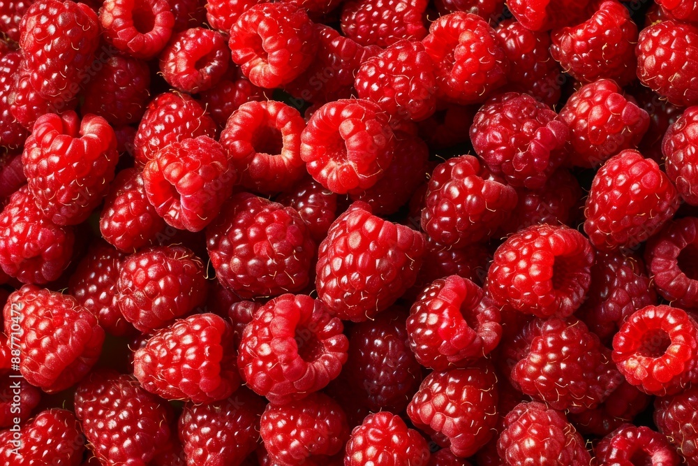 Red raspberries close-up / Heap of fresh ripe red raspberries . Beautiful simple AI generated image in 4K, unique. Red raspberries close-up / Heap of fresh ripe red raspberries . Beautiful simple AI generated image in 4K, unique.
