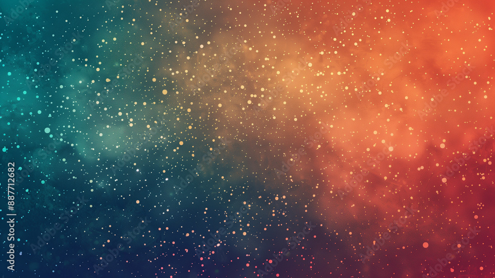 Summer Radiance: A Retro Noise Gradient Poster Summer Radiance: A Retro Noise Gradient Poster