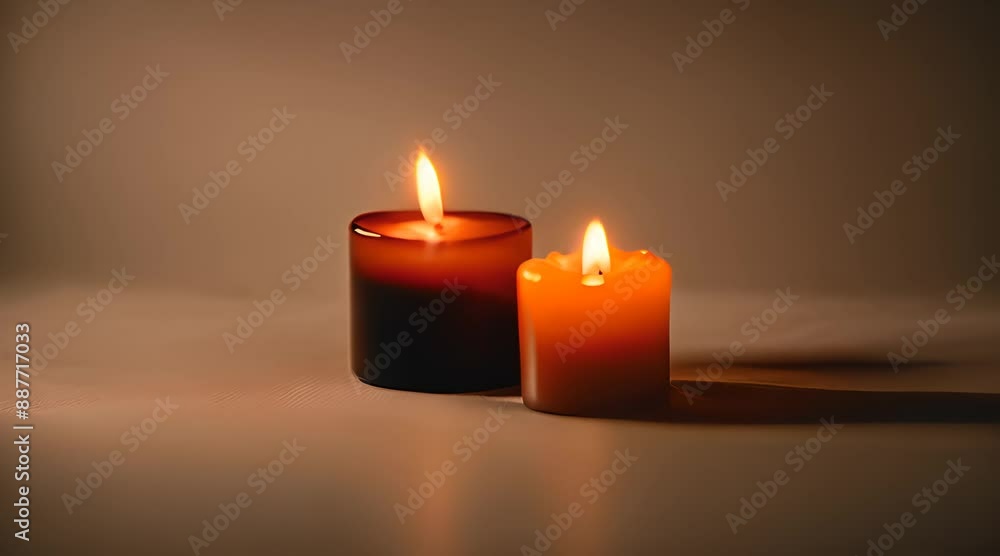 Enjoy the tranquil scene of a burning candle, where the flame dances and the light creates a soothing glow. Enjoy the tranquil scene of a burning candle, where the flame dances and the light creates a soothing glow.