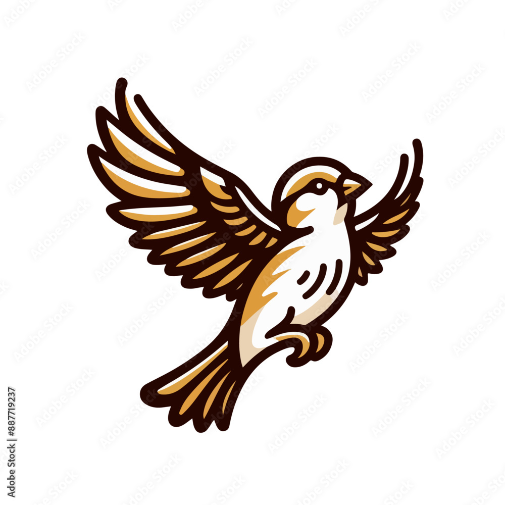 sparrow vector logo. sparrow vector logo.