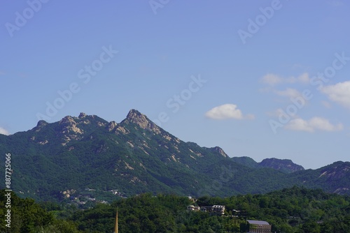 인왕산에서 바라본 풍경