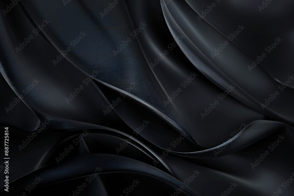 Obraz premium Abstract dark smooth gradients background Generative Ai