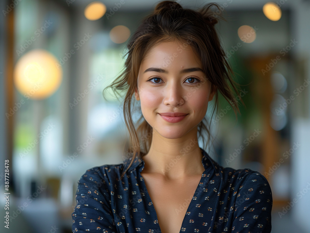 Portrait beautiful young asian business woman at office Portrait beautiful young asian business woman at office