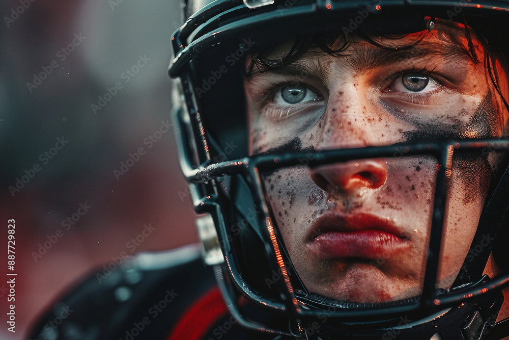 Dynamic expressive Generative AI picture american football soccer rugby sports competition match Dynamic expressive Generative AI picture american football soccer rugby sports competition match