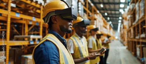 Warehouse Workers Utilizing Virtual Reality Technology