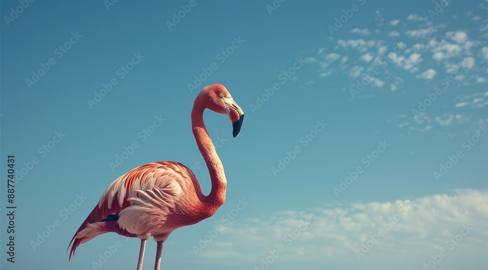 Fototapeta premium flamingo in the water