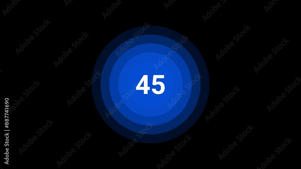50 Second Timer Countdown Animation 50 Second Timer Countdown Animation