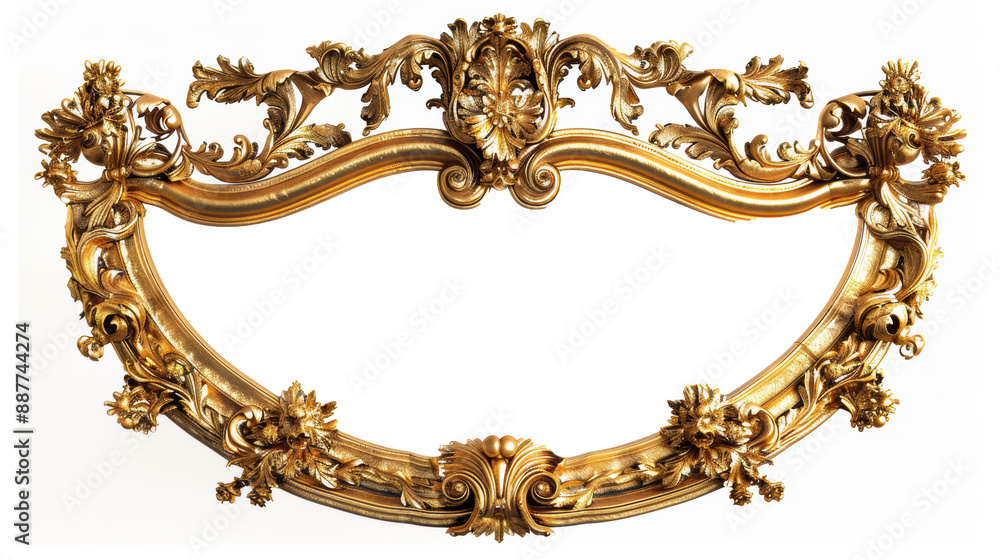 Baroque golden picture blank frame Baroque golden picture blank frame