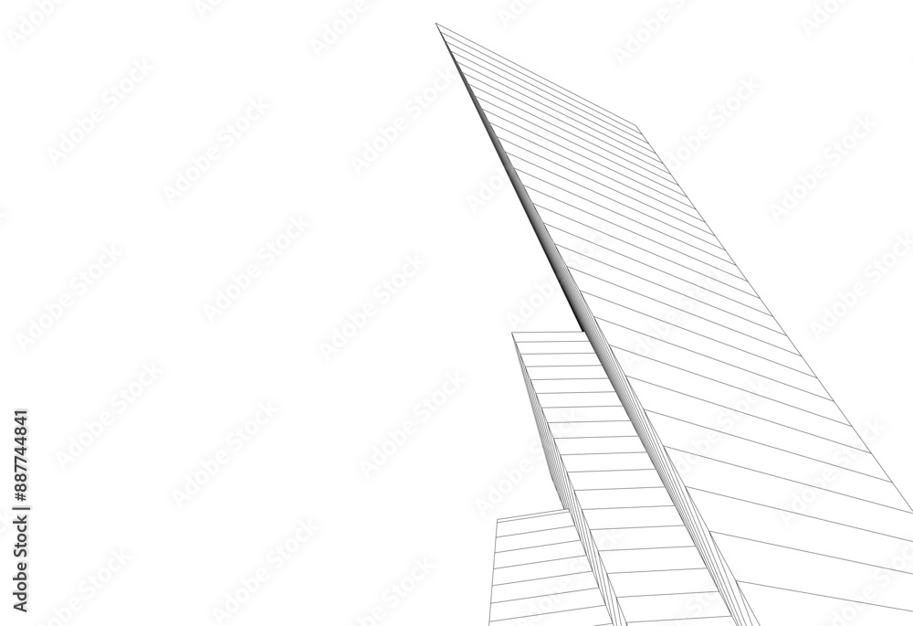 Architecture building. Design background