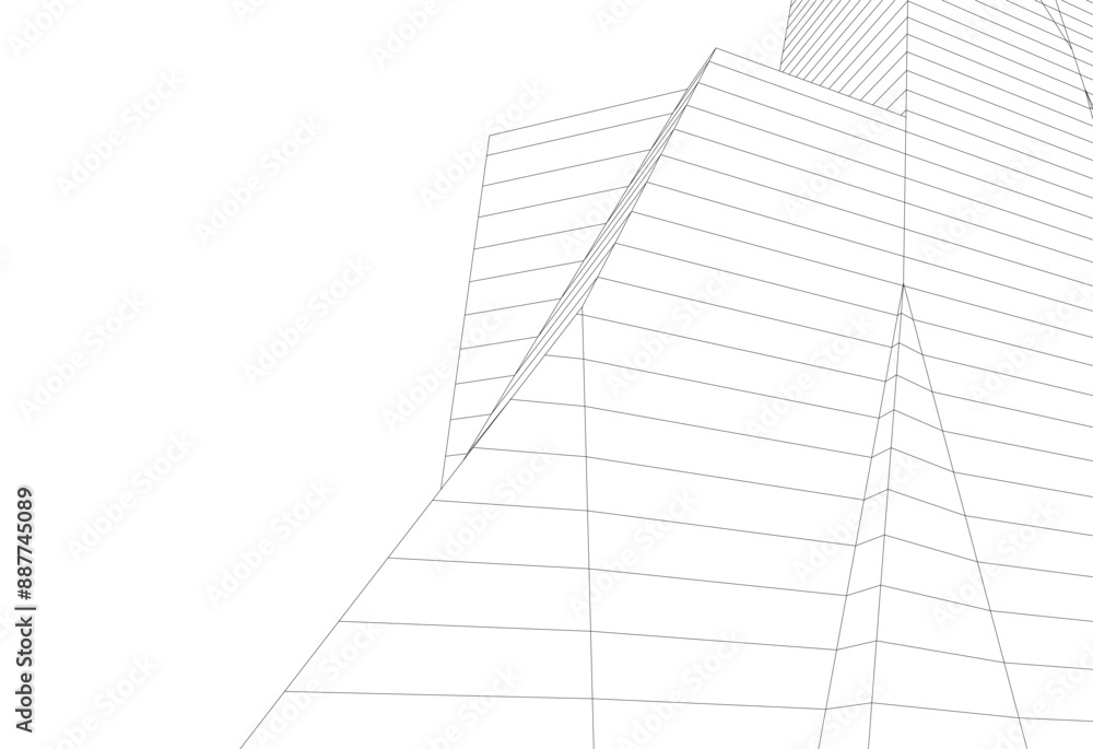 Architecture building. Design background