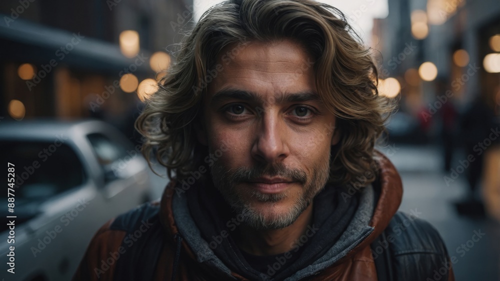 A man with long hair and a backpack stands on a city street, dressed casually in layered clothing, capturing a moment of urban life and travel.
A man with long hair and a backpack stands on a city street, dressed casually in layered clothing, capturing a moment of urban life and travel.