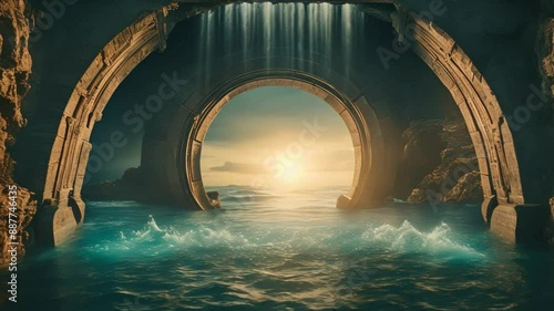 Underwater Portal to Atlantis