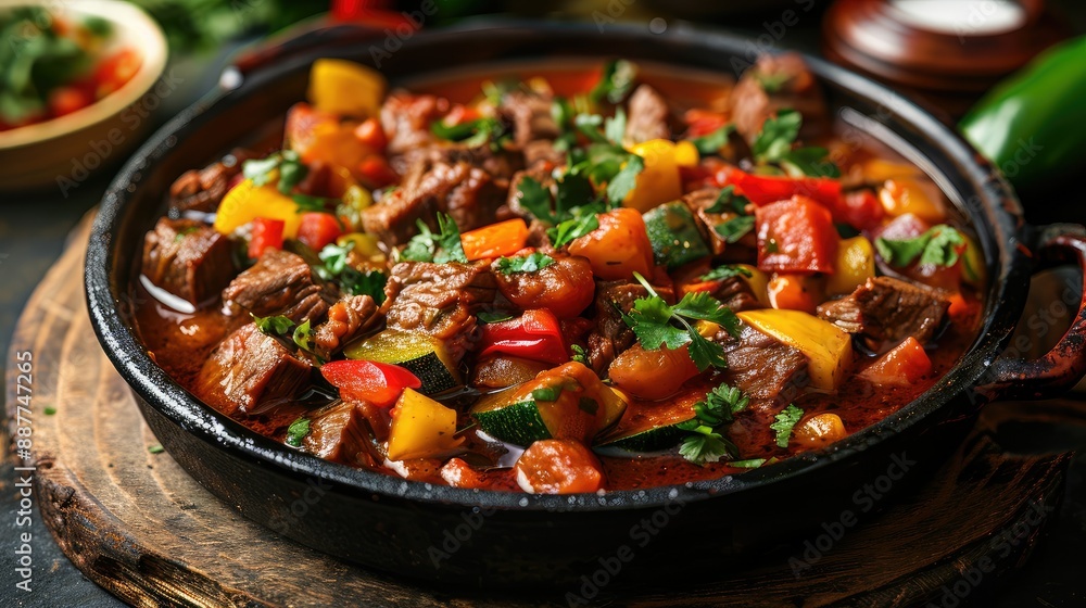 beef and vegetables, Mexican food beef and vegetables, Mexican food