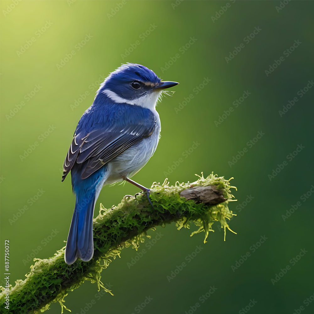 Obraz premium Selective focus shot of a cute finch bird ai design