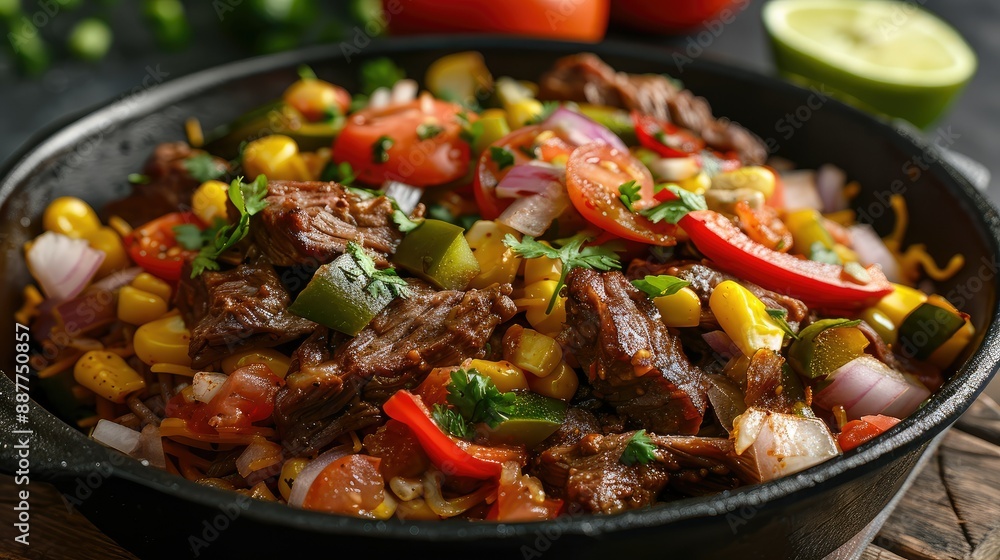 beef and vegetables, Mexican food beef and vegetables, Mexican food