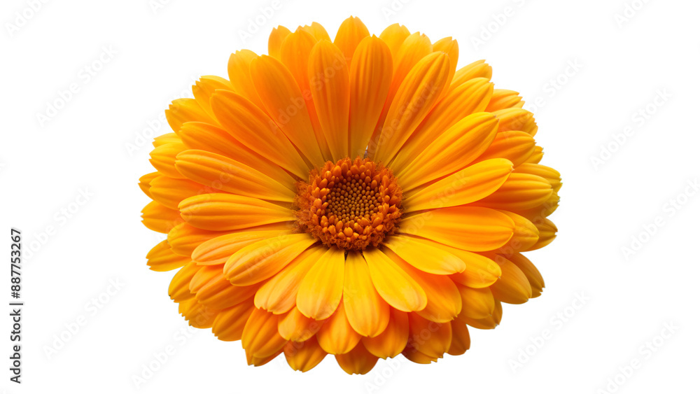 Common marigold isolated on transparent background Common marigold isolated on transparent background