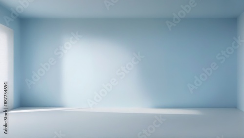 Wallpaper Mural Minimal abstract simple empty room light blue background has whi Torontodigital.ca