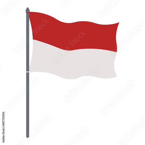 Indonesian Flag Decoration Vector Element Free Download Indonesian Flag Decoration Vector Element - GFXLoad