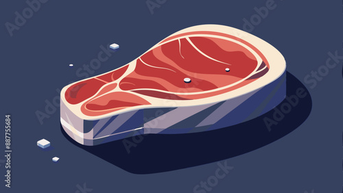 Meat: an appetizing illustration in bright colors.Delicious meat: vector illustration in juicy shades.Colorful meat: an appetizing picture for your menu.