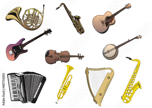 Instruments vectors photo