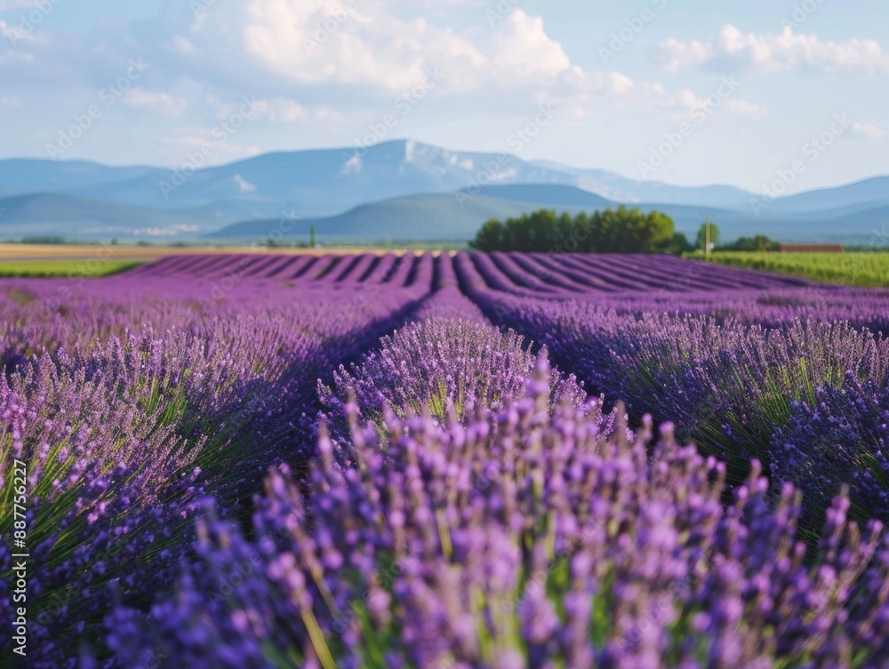 Fototapeta premium Lavender field in the summer