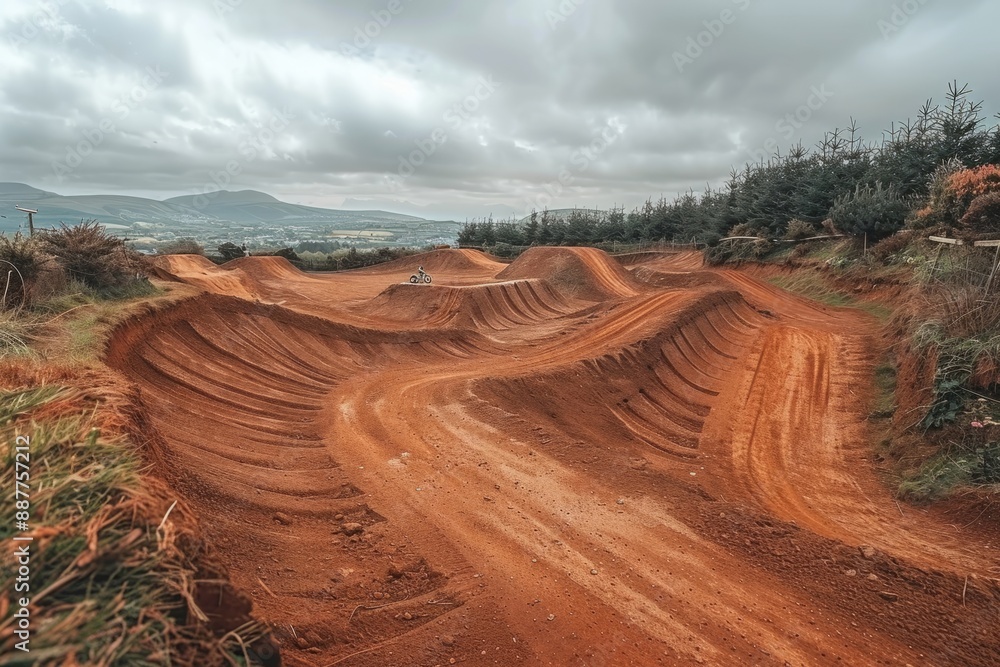 Dirt Track Motorcross Course Dirt Track Motorcross Course