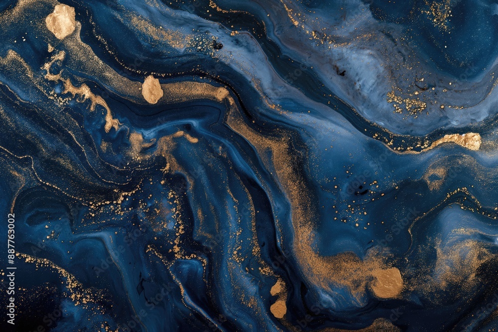 Trendy blue and gold marble and gold pattern texture background for wallpapers, posters, cards, invitations and websites Trendy blue and gold marble and gold pattern texture background for wallpapers, posters, cards, invitations and websites