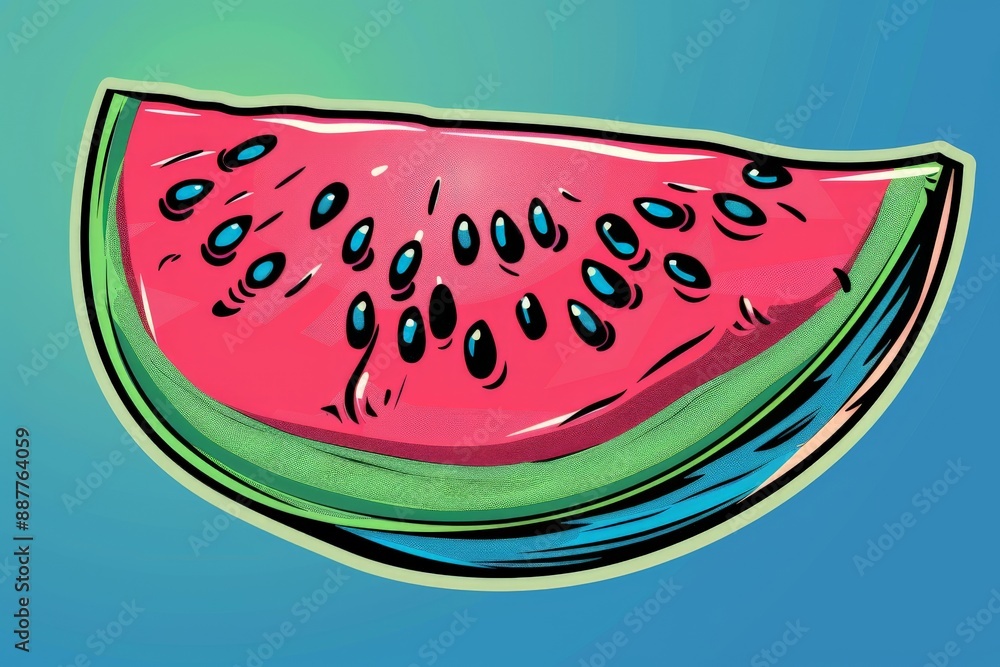 drawing of watermelon slice drawing of watermelon slice