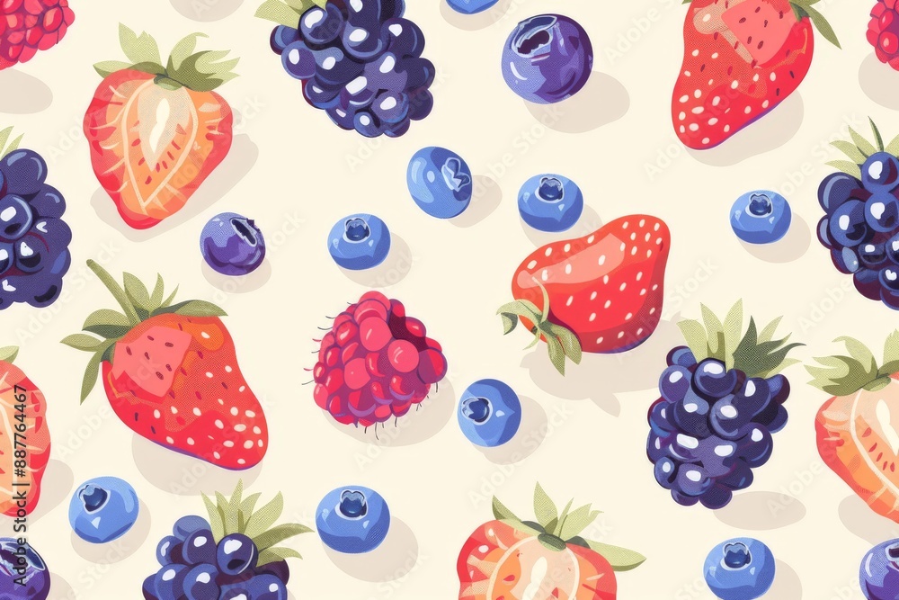 background berries including strawberry background berries including strawberry