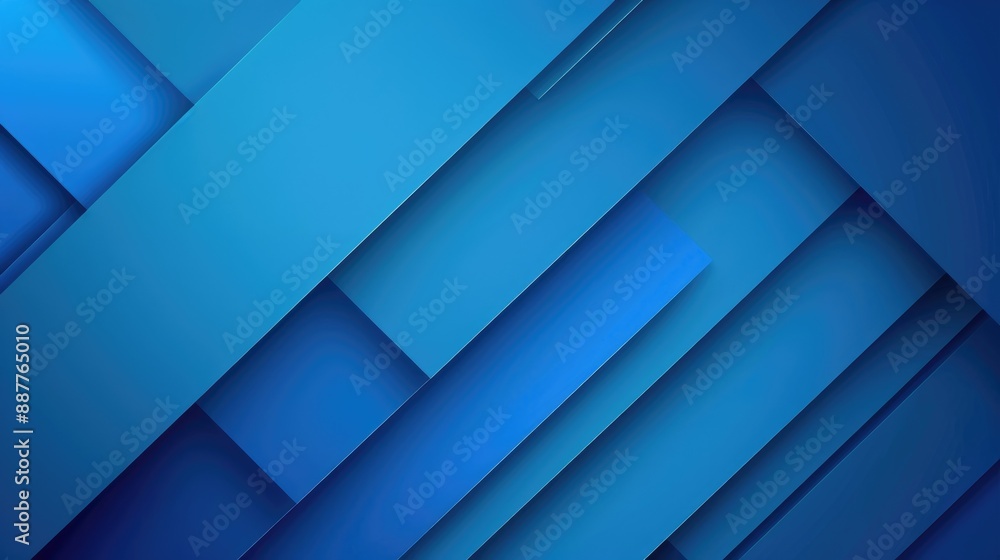 Fototapeta premium Blue material design with abstract background and web template