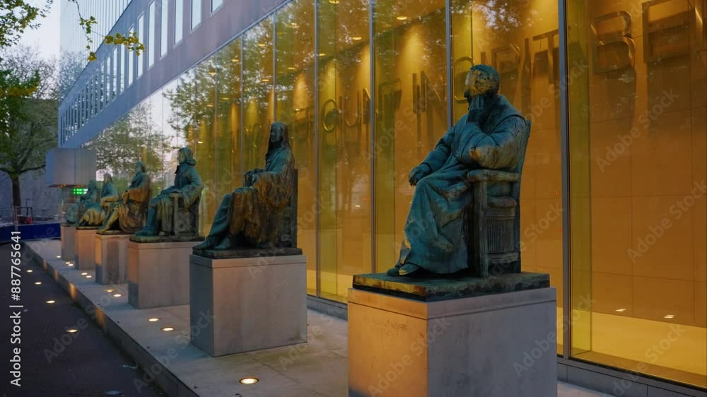 Exterior pan facade Supreme Court of the Netherlands, the highest court in the fields of civil, criminal and tax law in the Netherlands Exterior pan facade Supreme Court of the Netherlands, the highest court in the fields of civil, criminal and tax law in the Netherlands