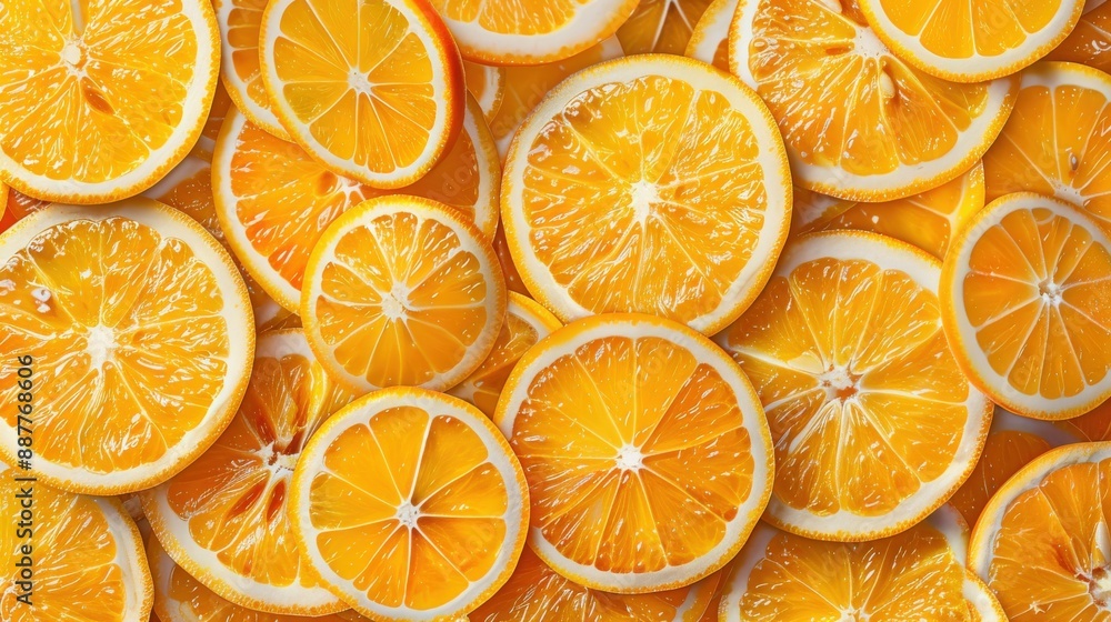 Sliced Oranges Background Sliced Oranges Background