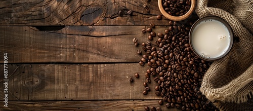 Copy space image with coffe...