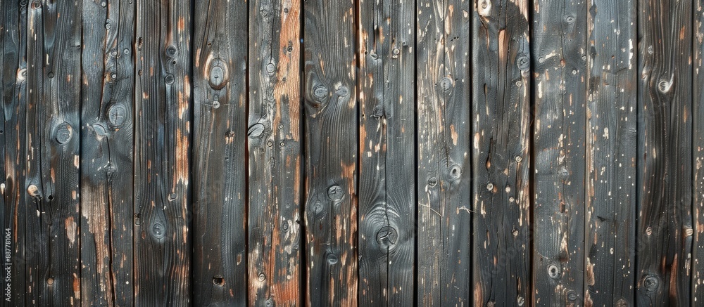 A detailed view of aged wooden boards providing a background texture in a copy space image A detailed view of aged wooden boards providing a background texture in a copy space image