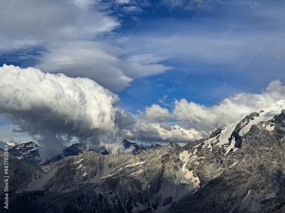 Fototapeta premium Beautiful scene in Dolomites