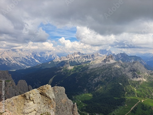 high mountain landscape