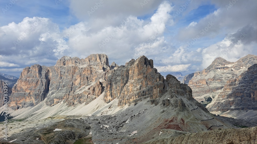 Obraz premium landscape in the dolomites, Italy