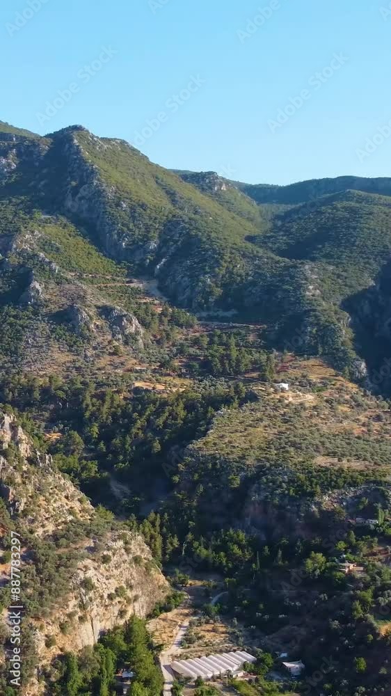Aerial view of beautiful Turkey landscape Aerial view of beautiful Turkey landscape