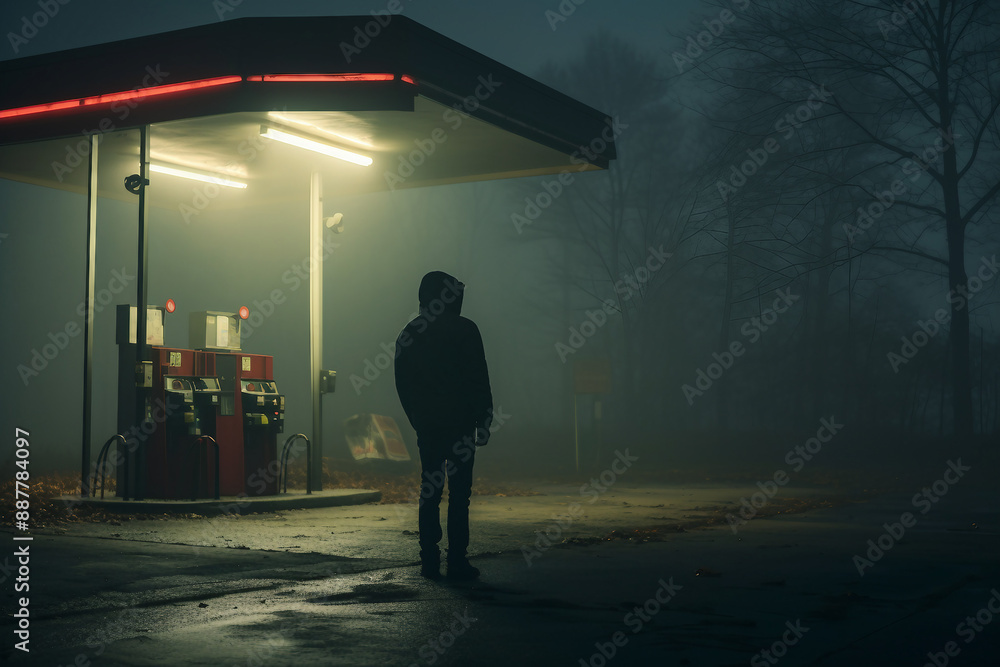 Modern gas station car fuel petrol stop charge made with Generative AI transport diesel shop cafe Modern gas station car fuel petrol stop charge made with Generative AI transport diesel shop cafe