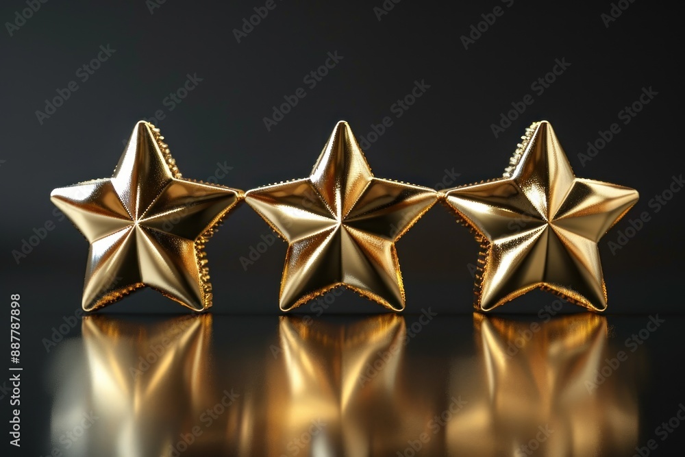 A gleaming five-star rating icon in gold, representing outstanding customer satisfaction and high-quality service ranking. The stars are arranged in a straight line, symbolizing a flawless rating A gleaming five-star rating icon in gold, representing outstanding customer satisfaction and high-quality service ranking. The stars are arranged in a straight line, symbolizing a flawless rating