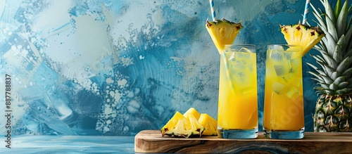 Summer cocktail featuring p...