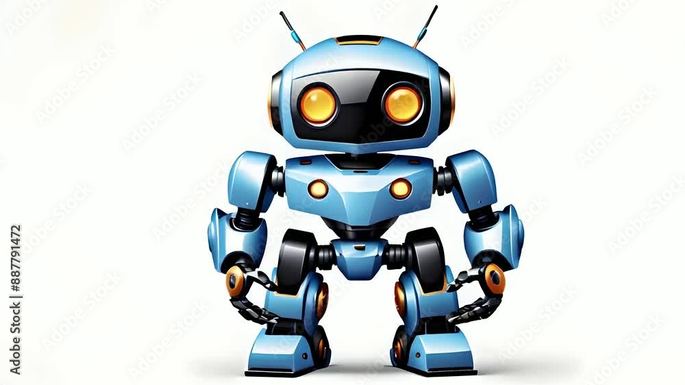3d robot isolated on white 3d robot isolated on white