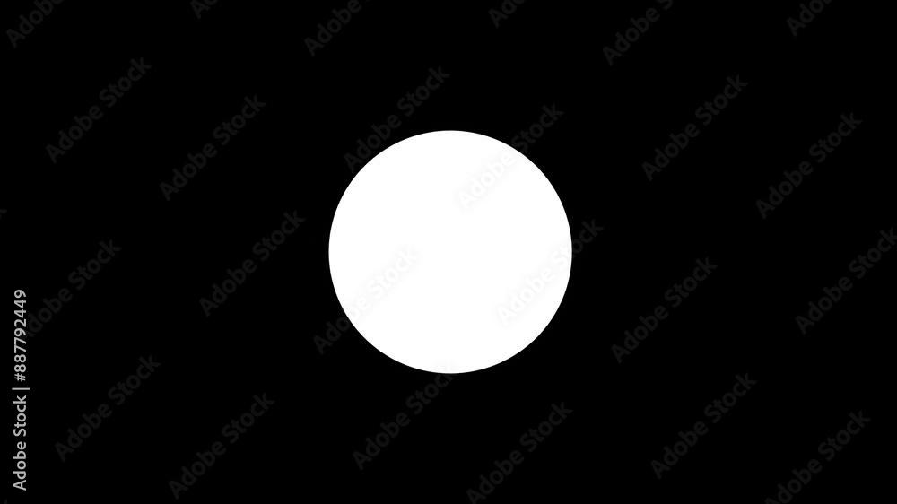 Animated circle 2D info graphic element on a transparent background. Animated circle 2D info graphic element on a transparent background.