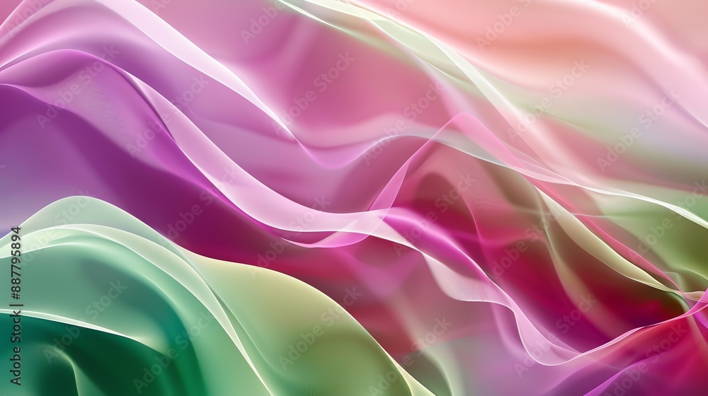 Obraz premium soft purple waves background
