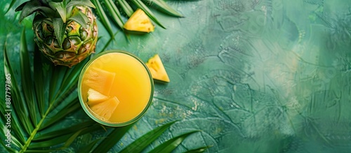 Pineapple juice with palm l...