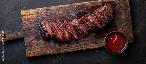 Top view of a dry aged Wagy...