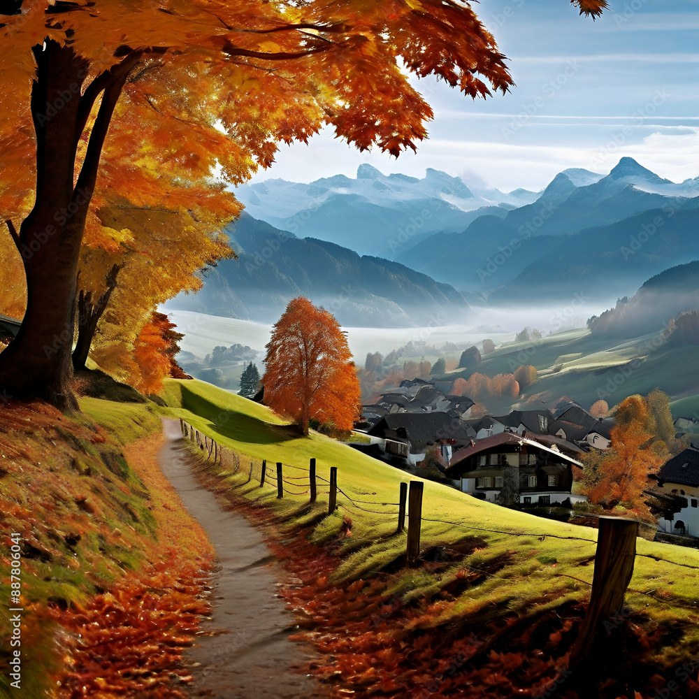 autumn in the mountains
