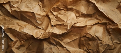 Wallpaper Mural Texture of recycled brown paper with abstract creases and folds ideal as a background for a copy space image Torontodigital.ca