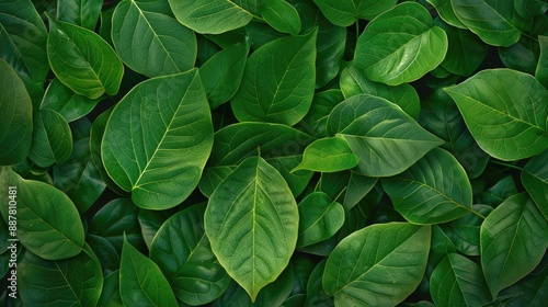 Background of Asiatic Leaves